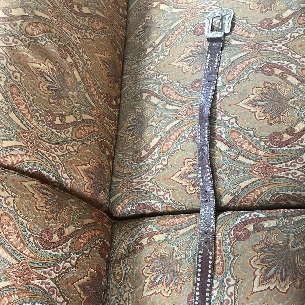 beautiful belt with rhinestones